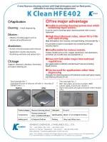 Cleaning Agent_K Clean HFE402_Catalog