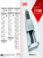 Linear Motor Table LT Series LT170H2 Catalog