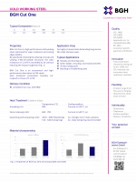 Cold Work BGH Cut One