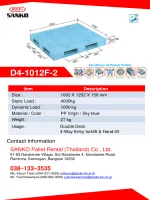 Plastic Pallet D4-1012F-2 Catalog