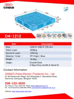 Plastic Pallet D4-1212 Catalog