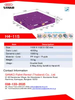 Plastic Pallet H4-11S Catalog